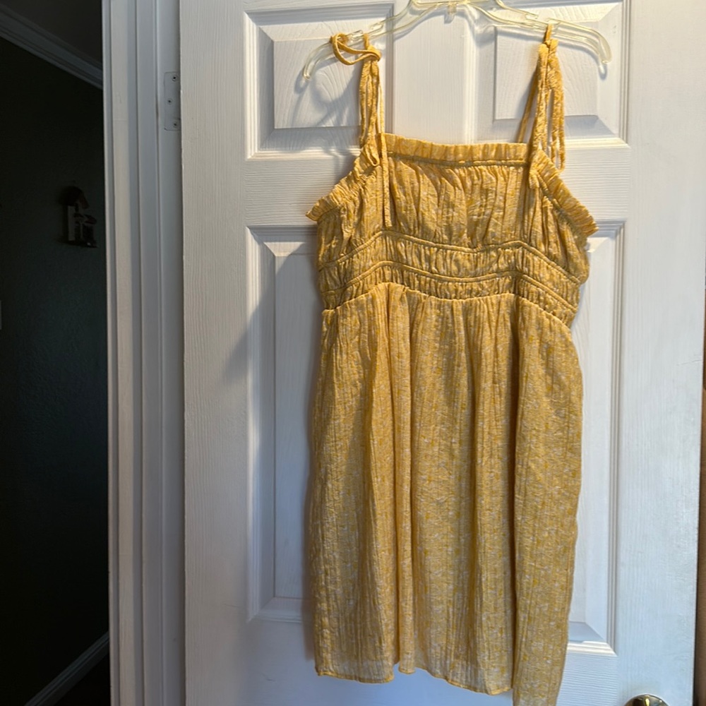 Yellow sun dress
